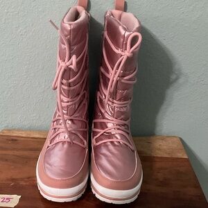 Women's Pink Winter Boots